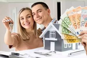 Pareja compra casa