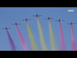bandera española aviones