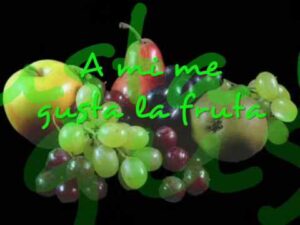 bandera me gusta la fruta