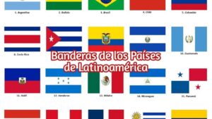 banderas con el nombre