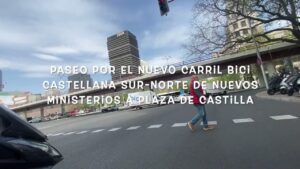 carril bici castellana