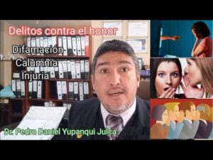 denuncia por injurias y calumnias