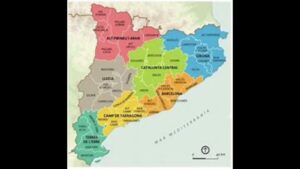 mapa político cataluña