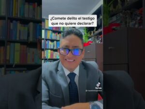 no quiero declarar como testigo